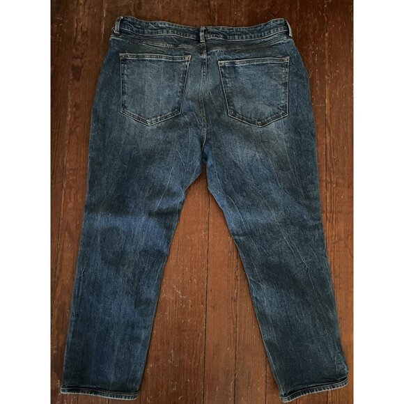 Warp + Weft CDG Paris High Rise Straight Stretch Button Fly Riviera Plus 20 x 28 - Picture 2 of 8